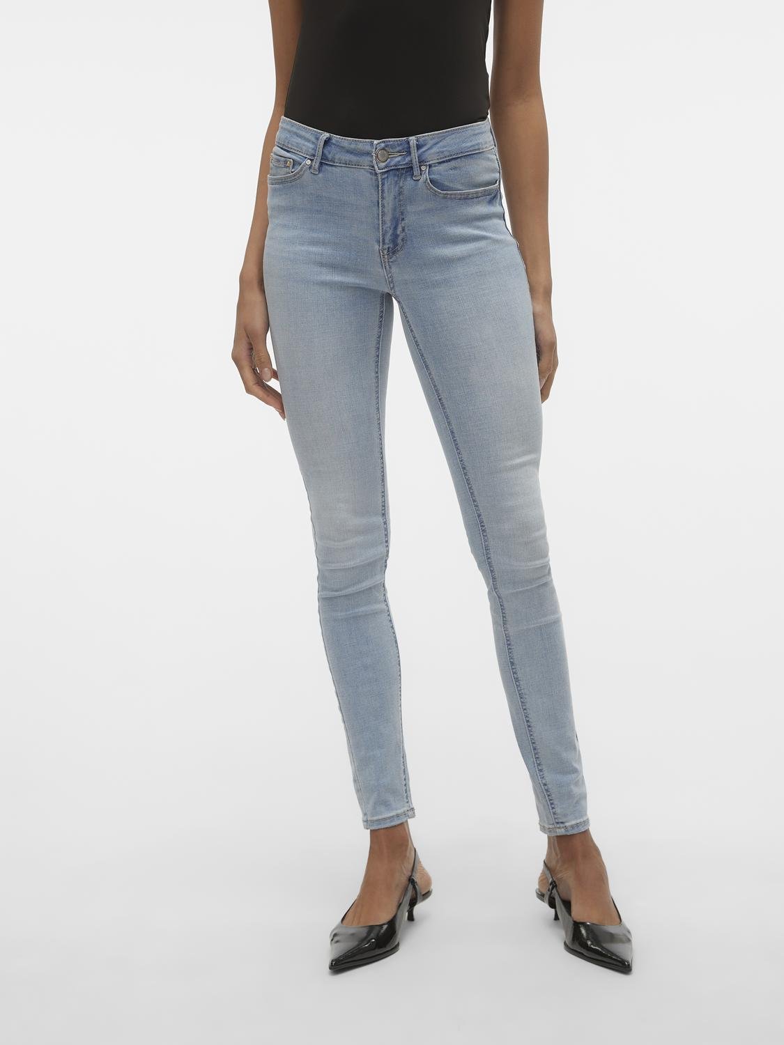 VMFLASH skinny Jeans - Light Blue Denim